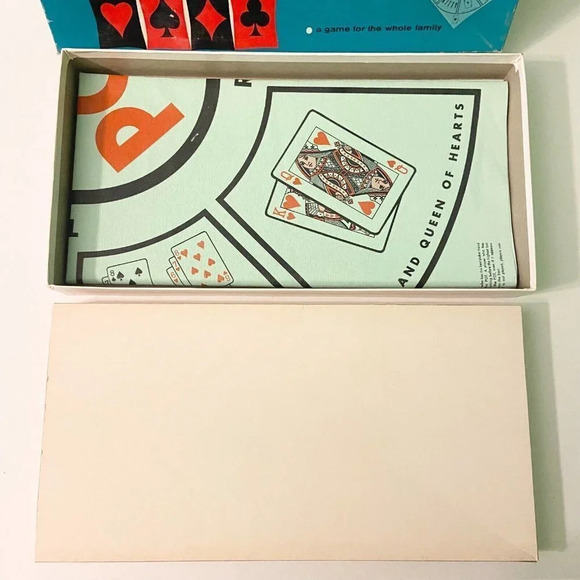 Vintage 1962 Rummy Royal Whitman Plastic Table Sheet Michigan  Rummy Game - Picture 7 of 16